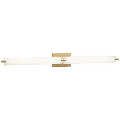 George Kovacs Tube 39 1/2" Wide Gold 2-light Led Bath Light