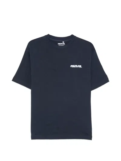 George Logo-print Cotton T-shirt In Blue