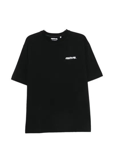 George Logo-print Short-sleeve T-shirt In Black