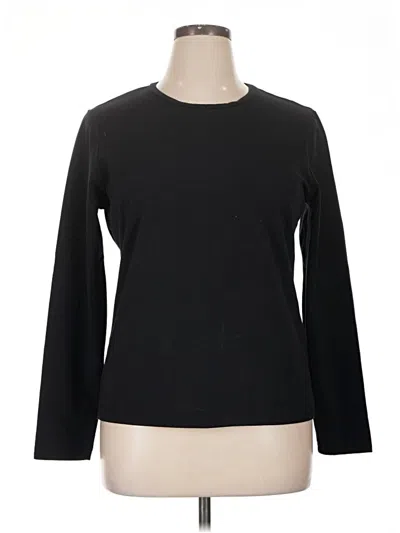 Pre-owned George Long Sleeve T-shirt In Black