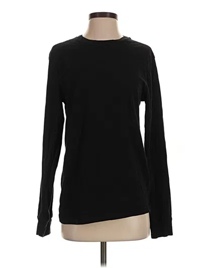 Pre-owned George Long Sleeve T-shirt In Black
