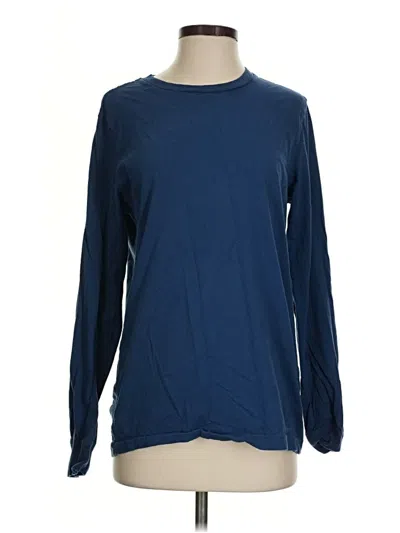 Pre-owned George Long Sleeve T-shirt In Blue