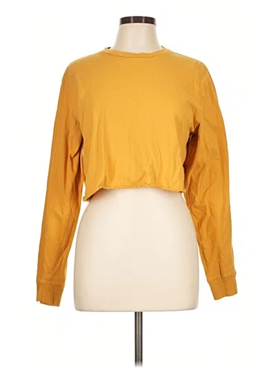 Pre-owned George Long Sleeve T-shirt In Gold