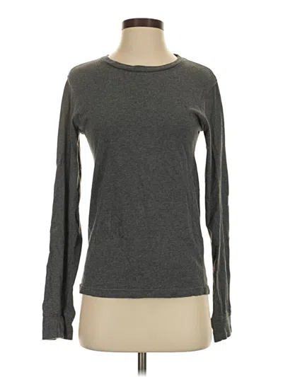 Pre-owned George Long Sleeve T-shirt In Gray