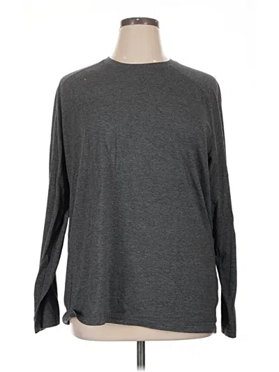 Pre-owned George Long Sleeve T-shirt In Gray