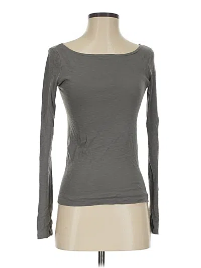 Pre-owned George Long Sleeve T-shirt In Gray
