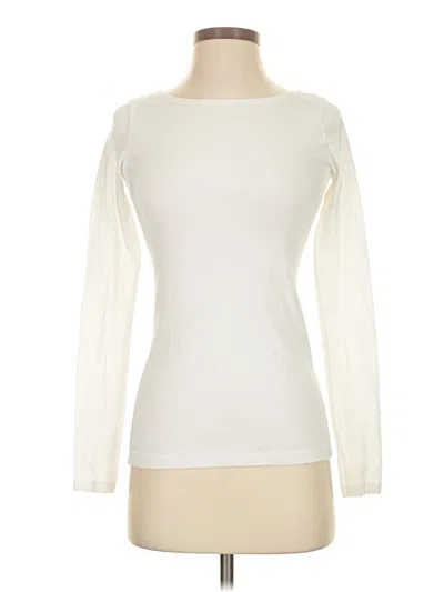 Pre-owned George Long Sleeve T-shirt In Ivory