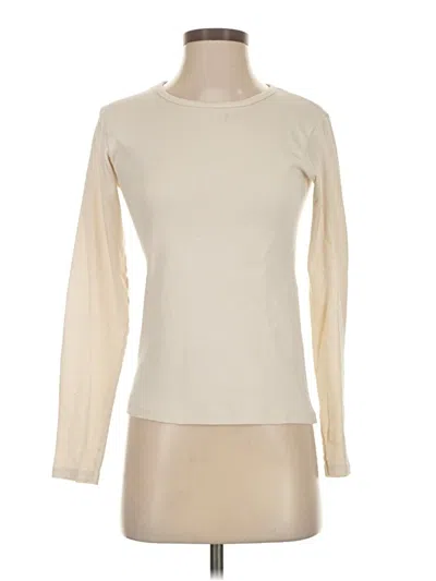 Pre-owned George Long Sleeve T-shirt In White