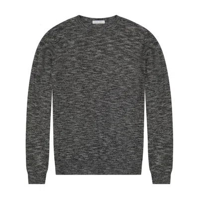 George Patrick Men's Grey Chalkboard Merino Wool Sweater