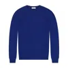 George Patrick Men's Merino Wool Sweater In Royal Blue In Blue
