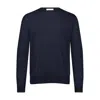 George Patrick Men's Midnight Blue Crewneck Cashmere Sweater In Blue