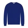 George Patrick Men's Merino Wool Sweater In Royal Blue In Blue