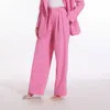 George Patrick Nadja Oversized Pleated Trouser In Pink In Pink