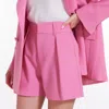 George Patrick Sandy Oversized Pleated Short In Pink In Pink