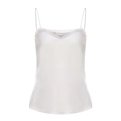 George Patrick Women's Neutrals Nadine Spaghetti Strap Camisole Top In White