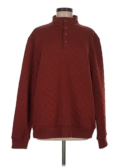 Pre-owned George Pullover Sweater In Burgundy