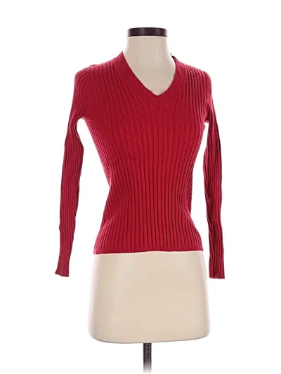 Pre-owned George Pullover Sweater In Red