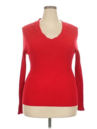 Pre-owned George Pullover Sweater In Red