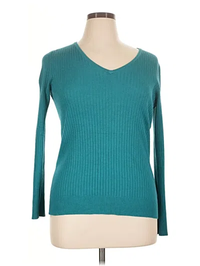 Pre-owned George Pullover Sweater In Teal