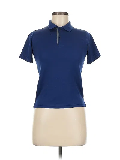 Pre-owned George Short Sleeve Polo Shirt In Blue