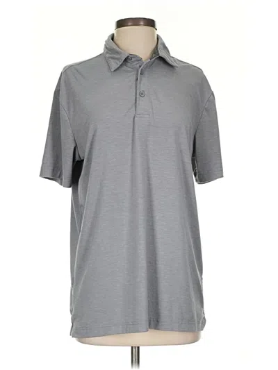 Pre-owned George Short Sleeve Polo Shirt In Gray