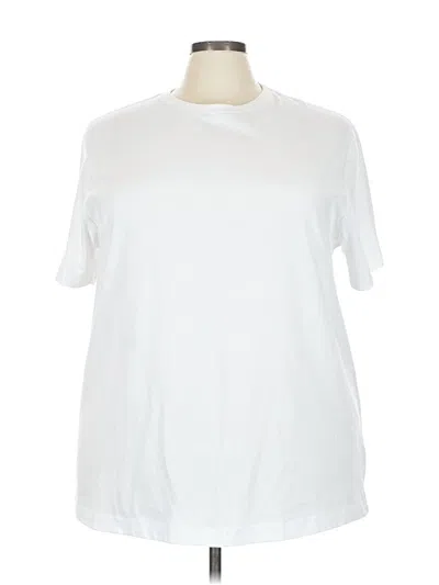 Pre-owned George Short Sleeve T-shirt In White
