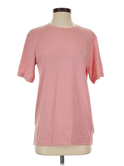 Pre-owned George Short Sleeve T-shirt In Pink