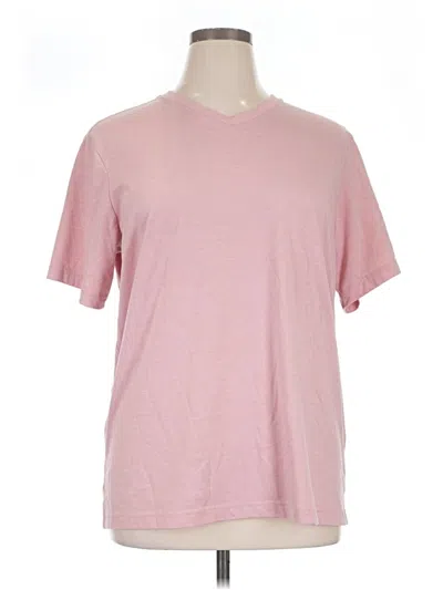 Pre-owned George Short Sleeve T-shirt In Pink