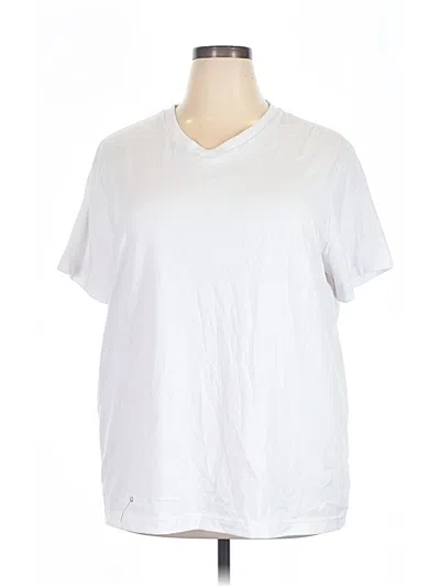 Pre-owned George Short Sleeve T-shirt In White