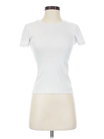 Pre-owned George Short Sleeve T-shirt In White