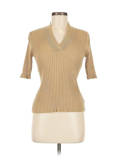 Pre-owned George Short Sleeve Turtleneck In Brown