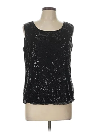 Pre-owned George Sleeveless Blouse In Black