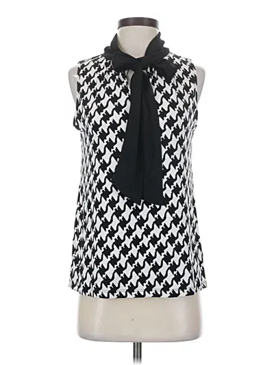 Pre-owned George Sleeveless Blouse In Black
