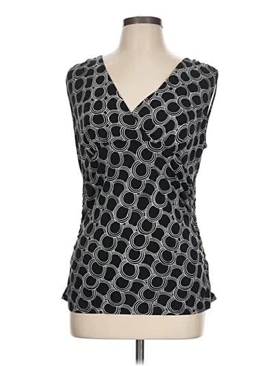 Pre-owned George Sleeveless Blouse In Black