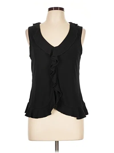 Pre-owned George Sleeveless Blouse In Black