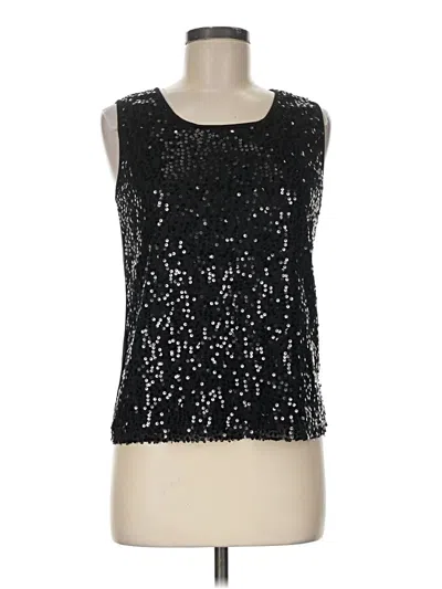 Pre-owned George Sleeveless Blouse In Black