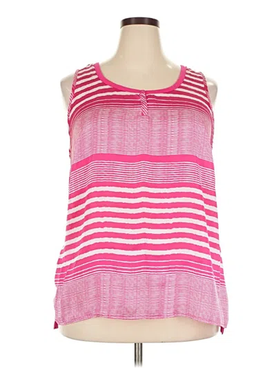 Pre-owned George Sleeveless Blouse In Pink