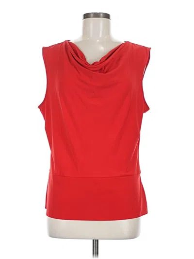 Pre-owned George Sleeveless Top Red Cowl Neck Tops