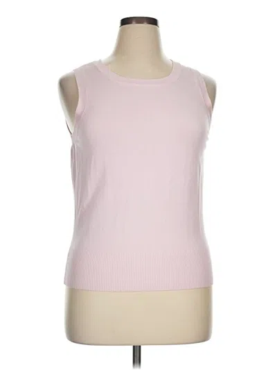 Pre-owned George Sweater Vest In Pink