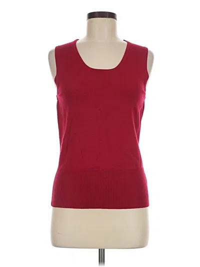 Pre-owned George Sweater Vest In Red