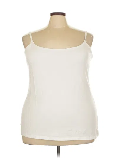Pre-owned George Tank Top Ivory Strapless Neckline Tops In White