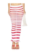 George Trochopoulos Maxi Stripe Skirt