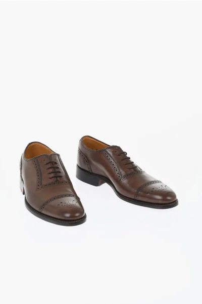 George Webb Leather Semi Brogues Oxford Shoes