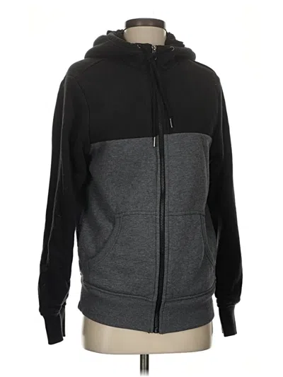 Pre-owned George Zip Up Hoodie In Gray