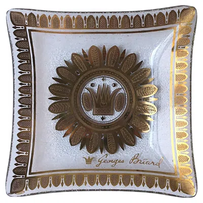 Pre-owned Georges Briard Midcentury Modern Jewelry Dish, Circa Mid-20th Century In Gold