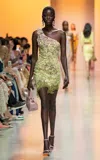 Georges Hobeika Asymmetric Embellished Lace Mini Dress In Yellow