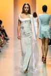 Georges Hobeika Embellished Georgette Gown