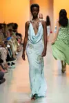Georges Hobeika Draped Embellished Georgette Gown