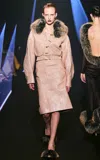 Georges Hobeika Fur Collar Bomber Jacket In Nude