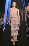 Georges Hobeika Layered Sequined Maxi Skirt In Multi